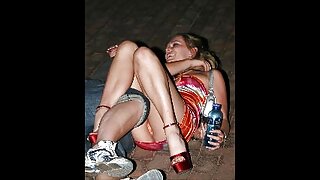 Xırda sarışın bir sərt qara tombul wanking